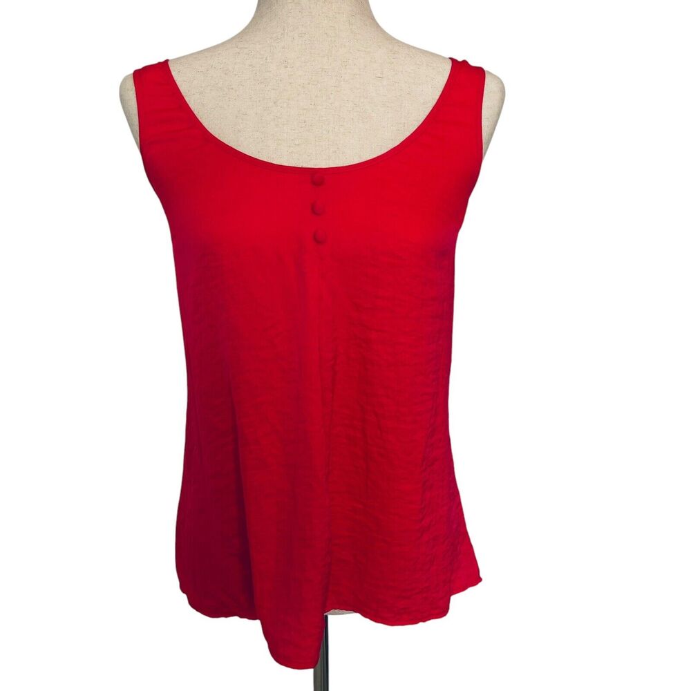 Women’s Candie’s Size SMALL Sleeveless Pink/red Top Bow NEW